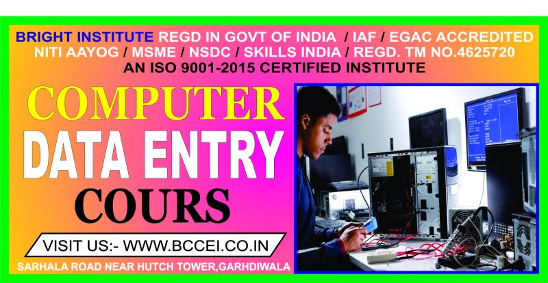 CERTIFICATE IN DATA ENTRY COMPUTER OPERATOR ( S-DATAENTRY-803 )