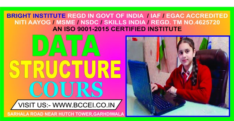 CERTIFICATE IN COMPUTER COURSE DATA STRUCTURE ( S-DATASTRUCTURE-816 )