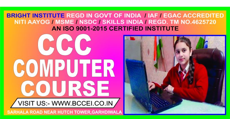 CERTIFICATE IN COMPUTER CONCEPTS (CCC) ( M-CCC-810 )